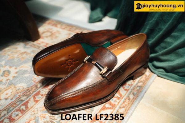 Giày da lười nam đế khâu chỉ bền bỉ Loafer LF2385 003