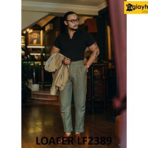 Giày lười nam da bò thủ công Loafer LF2389 004