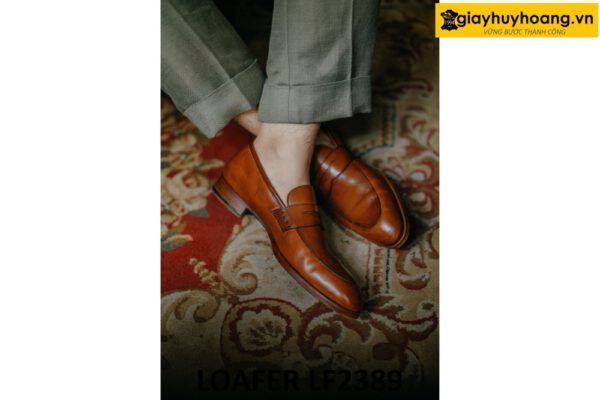 Giày lười nam da bò thủ công Loafer LF2389 003