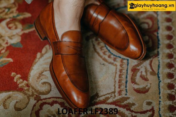 Giày lười nam da bò thủ công Loafer LF2389 002