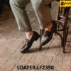 Giày lười nam đế da bò dấu chỉ Loafer LF2390 001