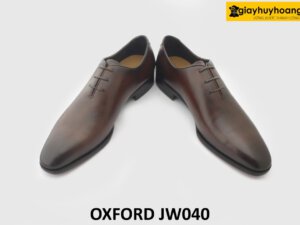 [Outlet size 42] Giày da nam công sở da trơn Oxford JW040 004