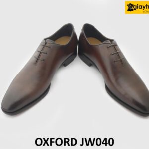 [Outlet size 42] Giày da nam công sở da trơn Oxford JW040 004