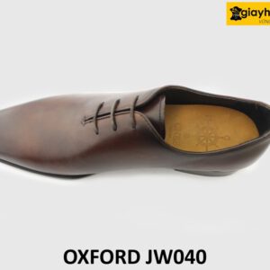 [Outlet size 42] Giày da nam công sở da trơn Oxford JW040 002