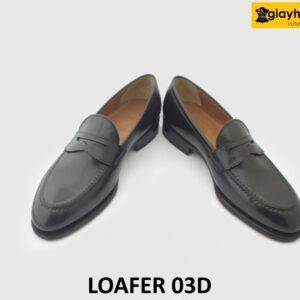 [Outlet size 40] Giày lười da nam màu đen Penny Loafer 03D 004