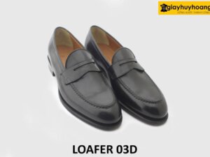 [Outlet size 40] Giày lười da nam màu đen Penny Loafer 03D 003