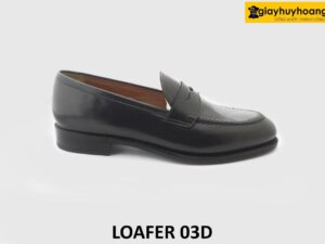 [Outlet size 40] Giày lười da nam màu đen Penny Loafer 03D 001