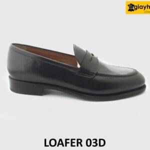 [Outlet size 40] Giày lười da nam màu đen Penny Loafer 03D 001