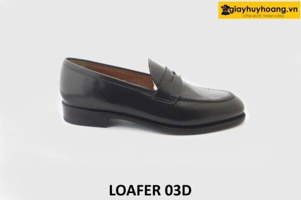 [Outlet size 40] Giày lười da nam màu đen Penny Loafer 03D 001