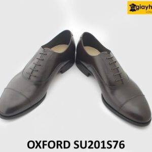 [Outlet size 39] Giày da nam công sở màu nâu đậm Oxford SU201S76 003