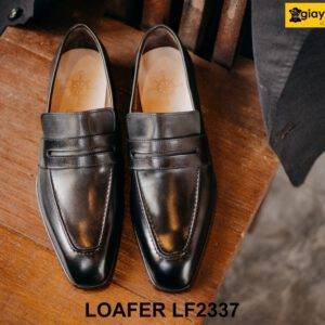 Giày lười nam da trơn mũi vuông cá tính Loafer LF2337 001