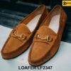 Giày lười nam da lộn màu bò horesit Loafer LF2347 001