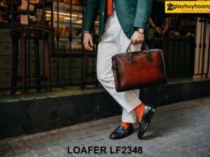 Giày lười nam trẻ trung công sở Loafer LF2348 005