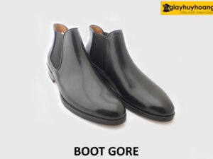 [Outlet size 42] Giày da chelsea boot cổ thấp thời trang GORE 003