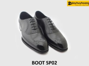 [Outlet size 45] Giày tây nam size to màu đen Oxford SP02 003