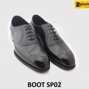 [Outlet size 45] Giày tây nam size to màu đen Oxford SP02 003