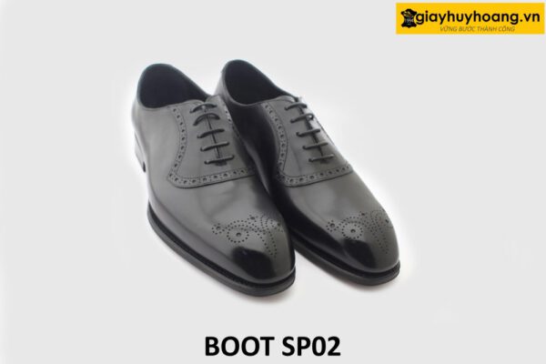 [Outlet size 45] Giày tây nam size to màu đen Oxford SP02 003