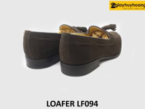 [Outlet size 43] Giày lười nam da lộn màu nâu Loafer LF094 003