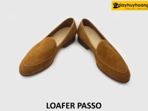 [Outlet size 39.5] Giày lười nam da lộn công sở Loafer PASSO 004