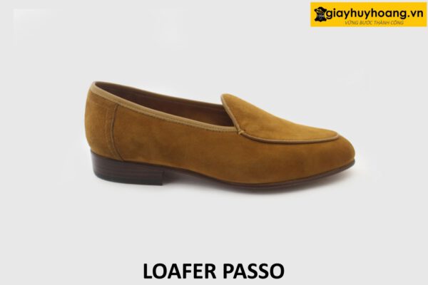 [Outlet size 39.5] Giày lười nam da lộn công sở Loafer PASSO 001