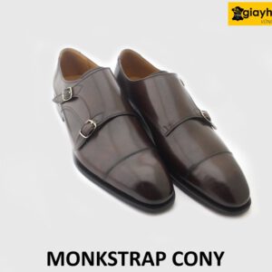 [Outlet size 50] Giày da nam size bàn chân to Monkstrap CONY 003