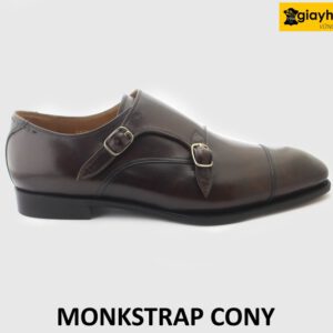 [Outlet size 50] Giày da nam size bàn chân to Monkstrap CONY 001