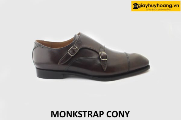 [Outlet size 50] Giày da nam size bàn chân to Monkstrap CONY 001