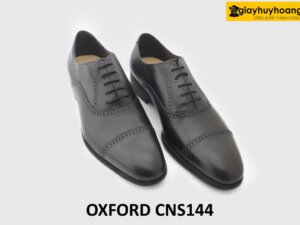 [Outlet size 39] Giày da nam đế khâu chỉ bền bỉ Oxford CNS144 002