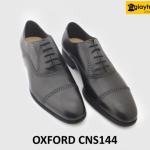 [Outlet size 39] Giày da nam đế khâu chỉ bền bỉ Oxford CNS144 002