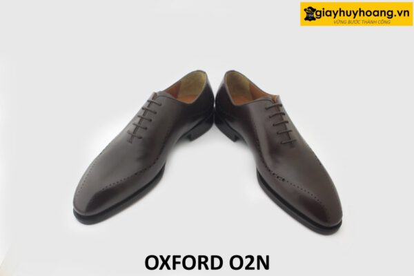 [Outlet size 39] Giày da nam cao cấp da bê ý Oxford O2N 004