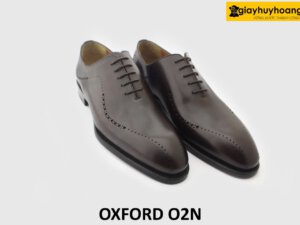 [Outlet size 39] Giày da nam cao cấp da bê ý Oxford O2N 003