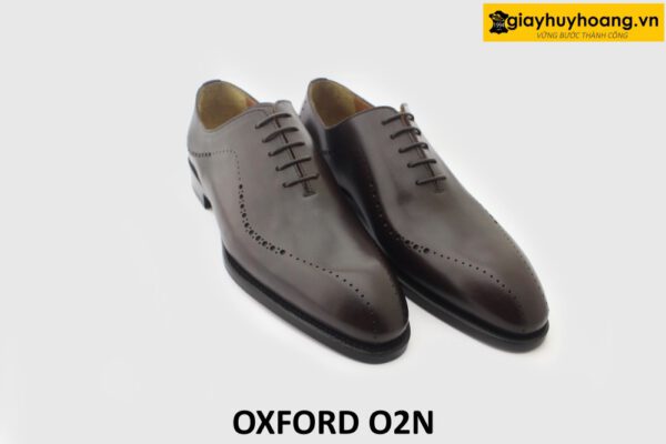 [Outlet size 39] Giày da nam cao cấp da bê ý Oxford O2N 003