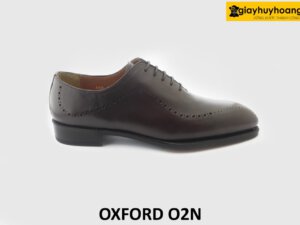 [Outlet size 39] Giày da nam cao cấp da bê ý Oxford O2N 001