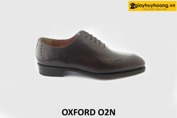 [Outlet size 39] Giày da nam cao cấp da bê ý Oxford O2N 001