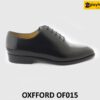 [Outlet size 38] Giày da nam da trơn không họa tiết Oxford OF015 001