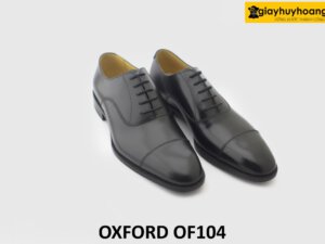 [Outlet size 39+42] Giày da nam cổ điển màu đen Oxford OF104 005