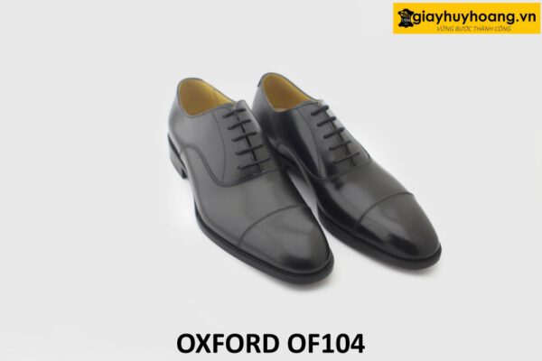 [Outlet size 39+42] Giày da nam cổ điển màu đen Oxford OF104 005