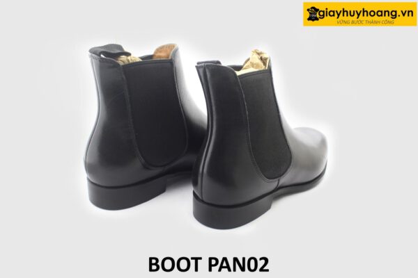 [Outlet size 40] Giày da chelsea boot nam công sở màu đen PAN02 004