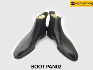 [Outlet size 40] Giày da chelsea boot nam công sở màu đen PAN02 003