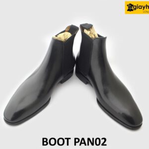 [Outlet size 40] Giày da chelsea boot nam công sở màu đen PAN02 003