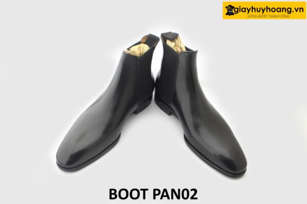 [Outlet size 40] Giày da chelsea boot nam công sở màu đen PAN02 003