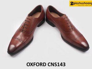 Giày tây da nam mũi vuông sang trọng Oxford CNS143 004