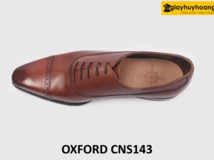 Giày tây da nam mũi vuông sang trọng Oxford CNS143 002