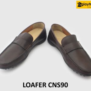 [Outlet] Giày lười da nam đế bằng cao su loafer CNS90 004