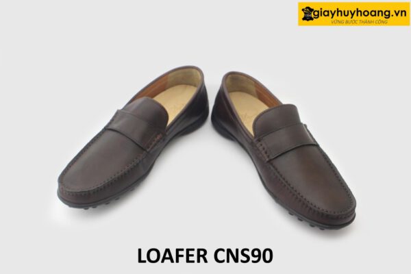 [Outlet] Giày lười da nam đế bằng cao su loafer CNS90 004