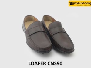 [Outlet] Giày lười da nam đế bằng cao su loafer CNS90 005