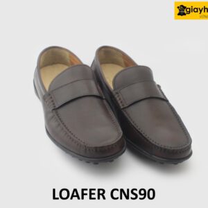 [Outlet] Giày lười da nam đế bằng cao su loafer CNS90 005