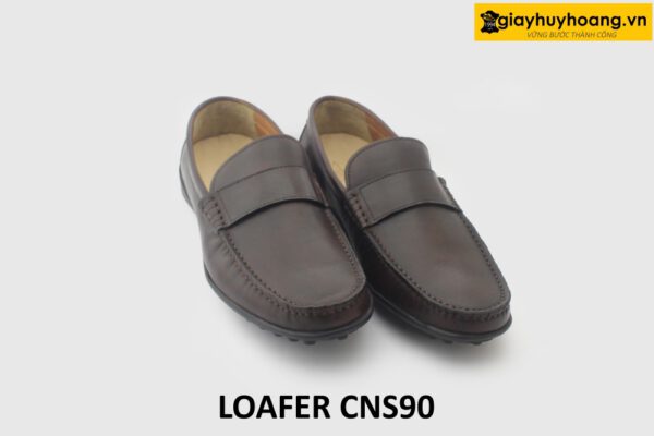 [Outlet] Giày lười da nam đế bằng cao su loafer CNS90 005