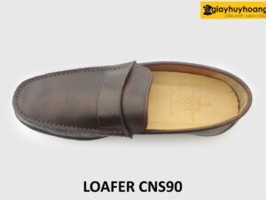 [Outlet] Giày lười da nam đế bằng cao su loafer CNS90 006