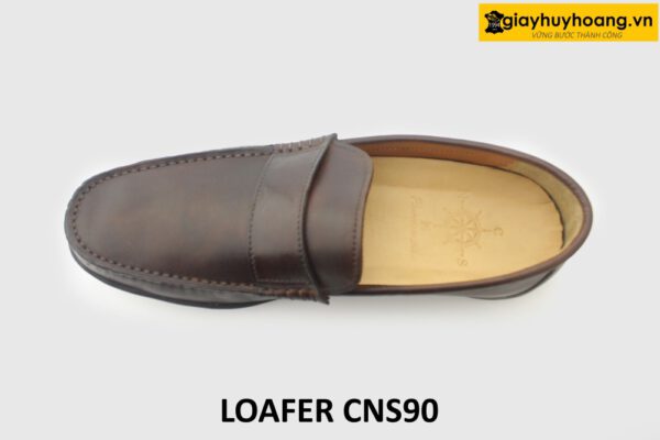 [Outlet] Giày lười da nam đế bằng cao su loafer CNS90 006